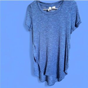 Mudd Heathered Blue Short Sleeve Tee